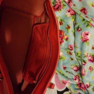 Red Coach bag